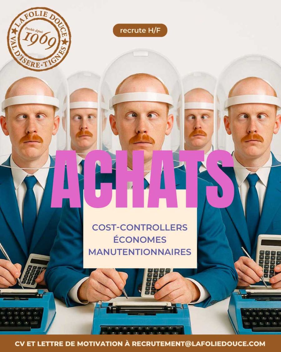 Recrutement folie Douce postes logistique