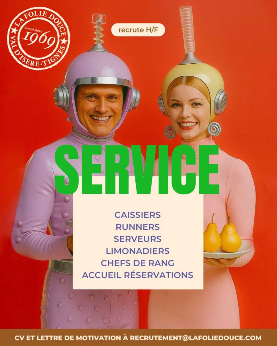 Recrutement folie Douce postes Self Service