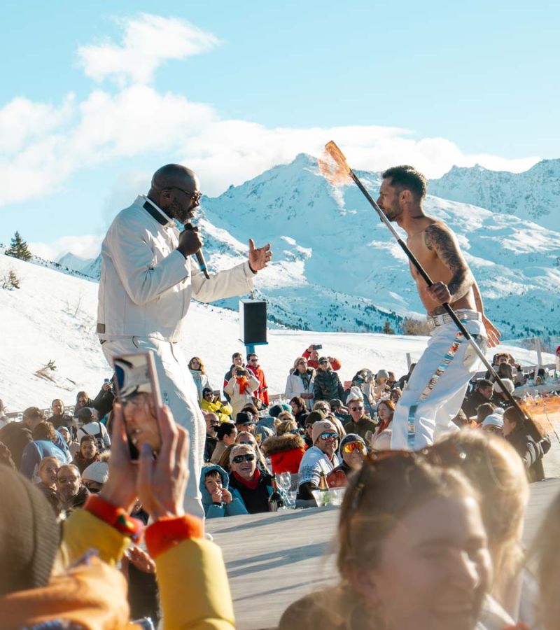 Rock the Top Show La folie Douce Meribel-Courchevel